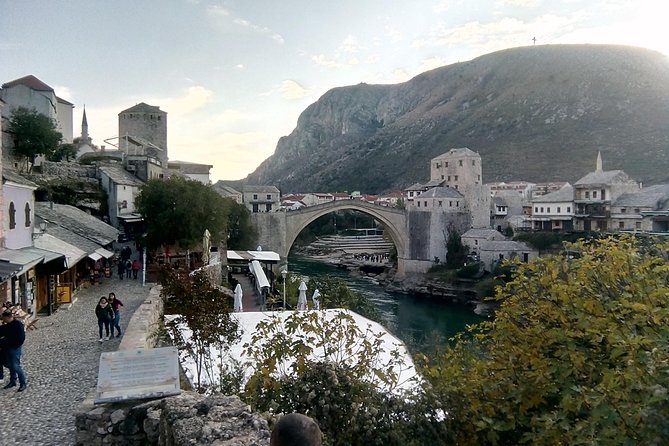 TOP OFFER: Dubrovnik to Split via Ston, Počitelj, Mostar, Kravica - Mostar: Stari Most, old town lanes, and time to eat