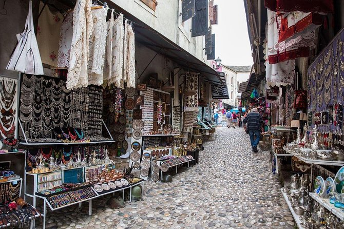 Traces of Orient in Mostar from Dubrovnik - Počitelj fortress town, Ottoman-style hillside architecture above the river